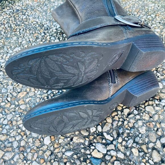 Born b.o.c. Calf high belted comfort boots 7.5 - Picture 6 of 8